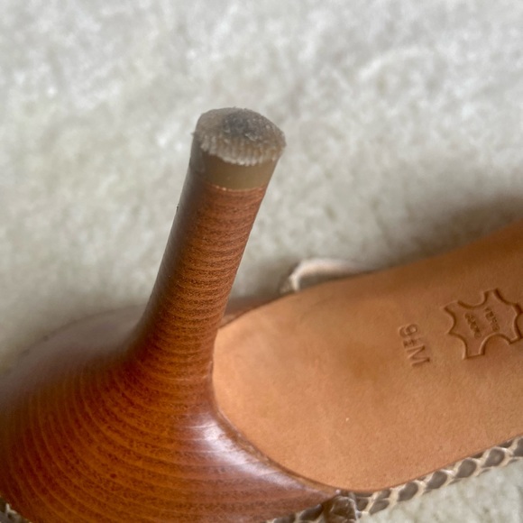 VIA SPIGA strappy snakeskin sandals - 9.5 - Picture 4 of 6